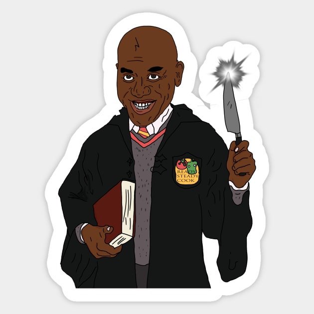 Ainsley Harriot Potter Sticker by Pretty Weird